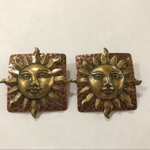 VINTAGE SUN EARRINGS